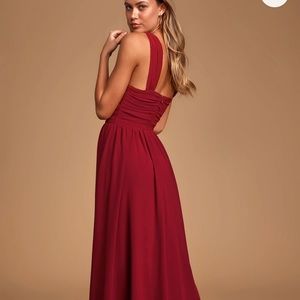 Brand new lulus maxi halter dress